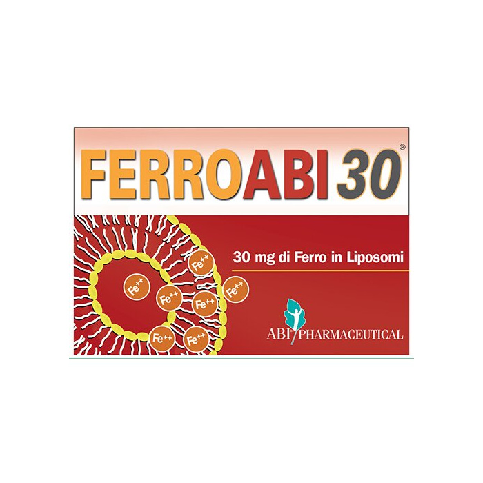 Ferroabi30 Integratore Ferro 30mg in liposomi 20 compresse