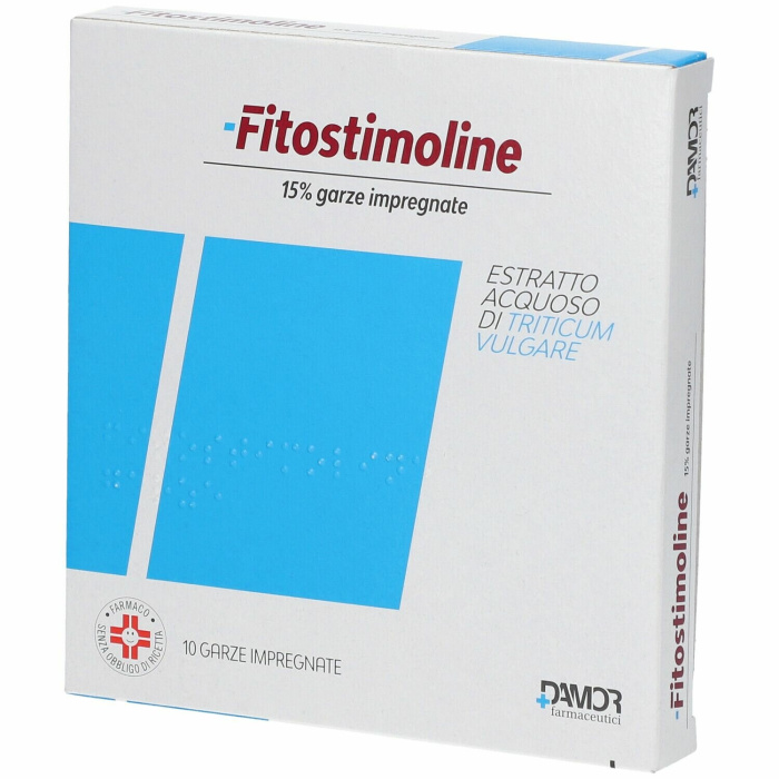 Fitostimoline 10 garze impregnate 15%