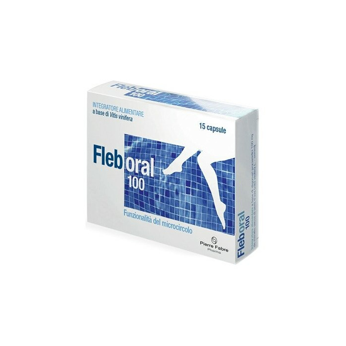 Fleboral 100 mg Integratore Microcircolo 15 Capsule