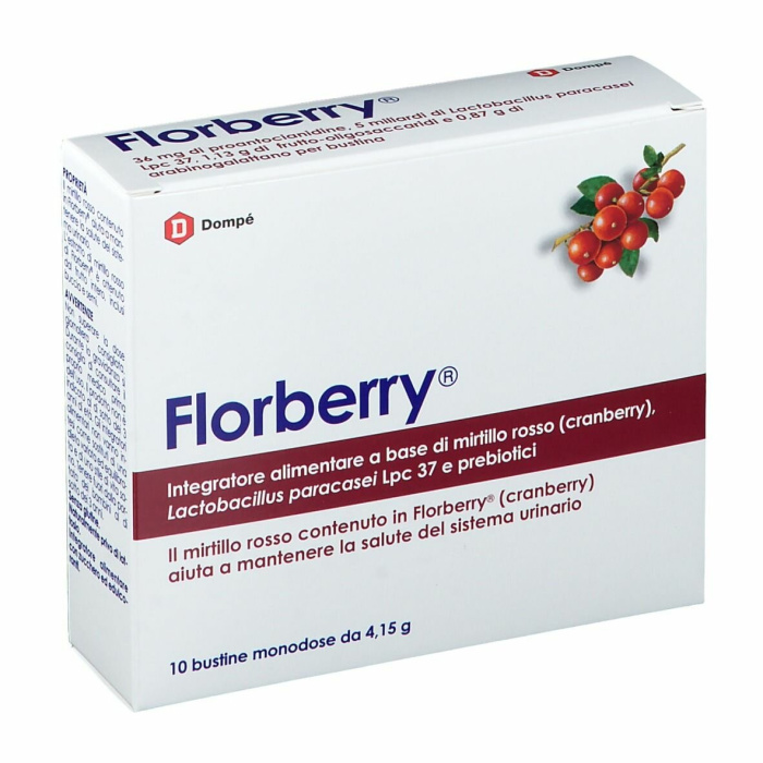 Florberry Integratore Sistema Urinario 10 Bustine