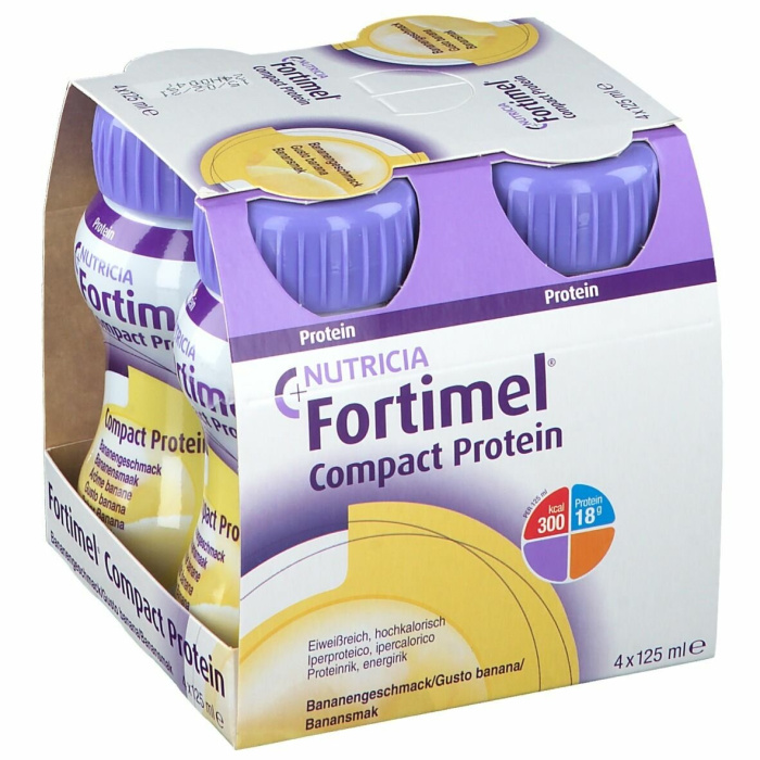 Fortimel compact protein banana 4 x 125 ml