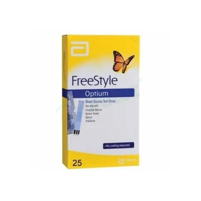 Freestyle Optium Strisce Reattive Glicemia 25 pezzi