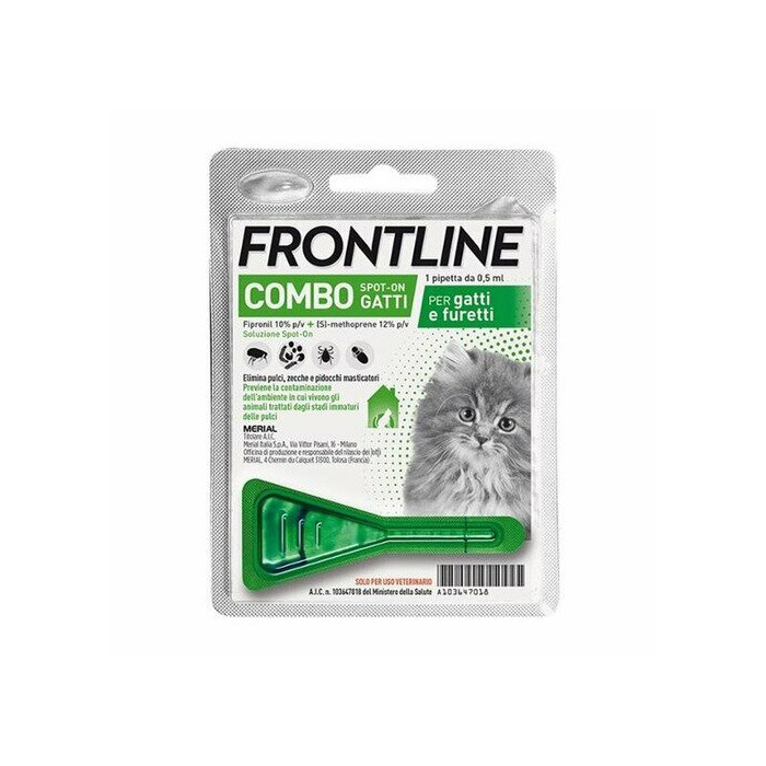 Frontline combo spot-on 1 pipetta 0,5 ml Gatti e Furetti