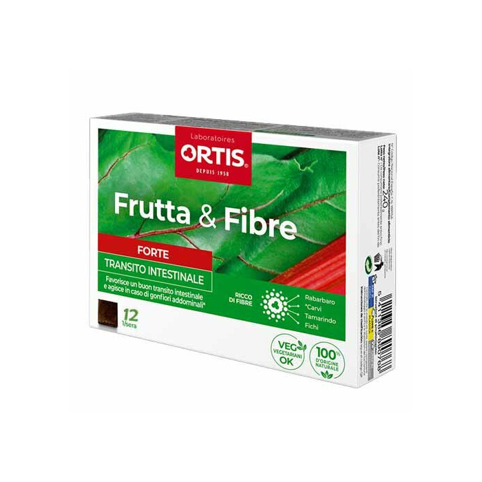 Frutta & Fibre Forte Benessere Transito Intestinale 12 Cubetti