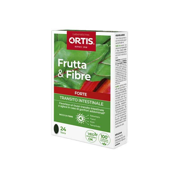 Frutta & Fibre Forte Benessere Transito Intestinale 24 Compresse