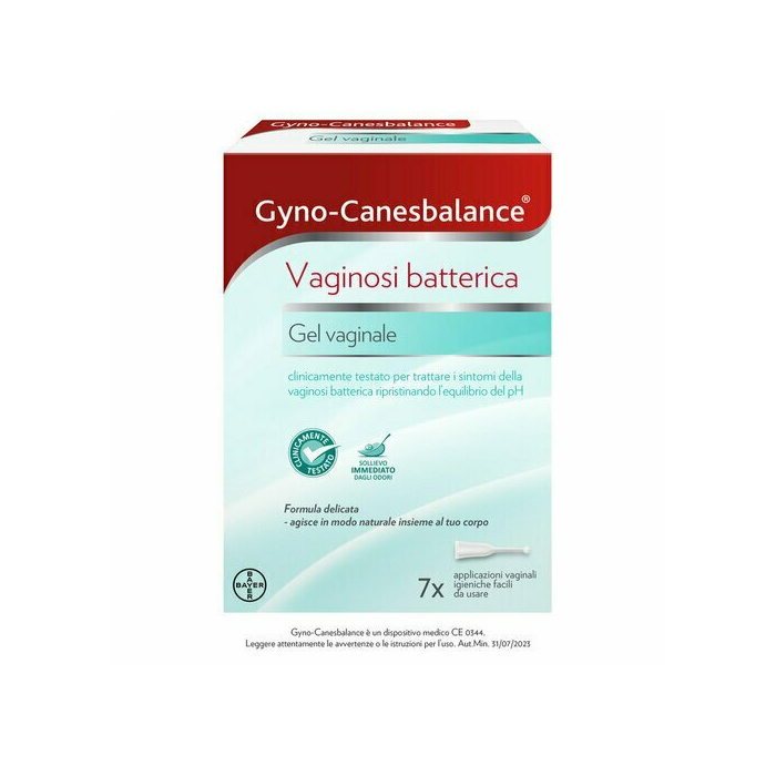 Gyno-canesbalance Gel Vaginosi Batterica 7 Applicatori Monouso