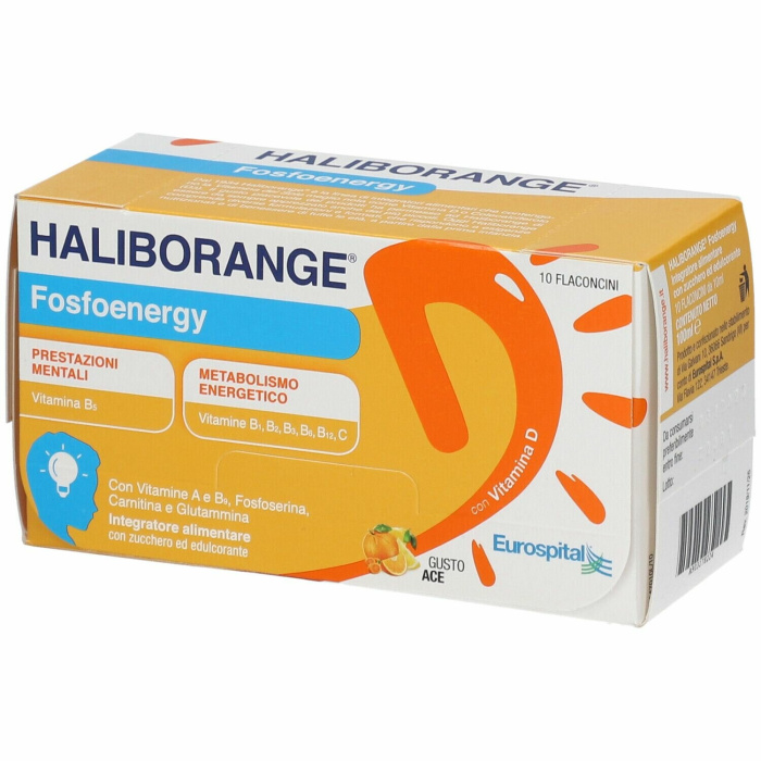 Haliborange fosfoenergy 10 flaconcini 10 ml
