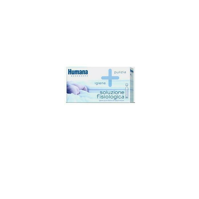 Humana soluzione fisiologica monodose, 20 flaconcini da 5ml