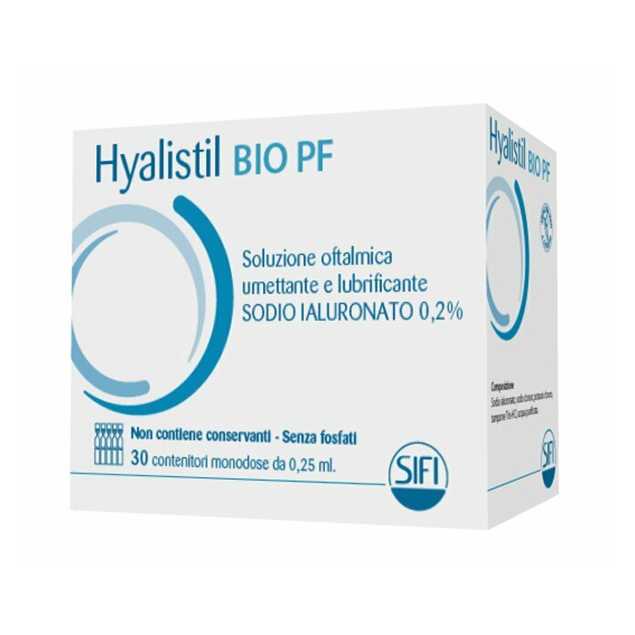 Hyalistil Bio PF Soluzione Oftalmica monodose 0,2% 30 flaconcini 0,25 ml