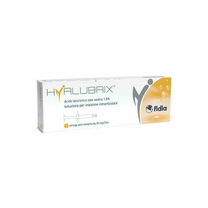 Hyalubrix Acido Ialuronico 1,5% 30mg/2ml Intrarticolare 1 Pezzo