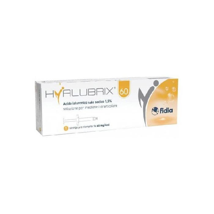Hyalubrix 60 Intra-Articolare Acido Ialuronico 1,5% 60 mg 4 ml