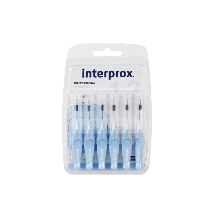 Interprox Cylindrical 6 Scovolini Cilindrici Azzurri