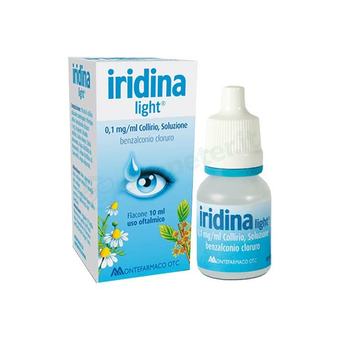 Iridina light gocce 0,01% benzalconio cloruro 10 ml