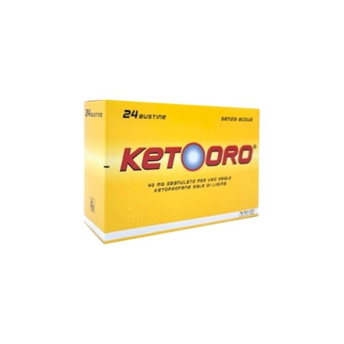 Ketooro 40 mg orale antifiammatorio granulato 12 bustine