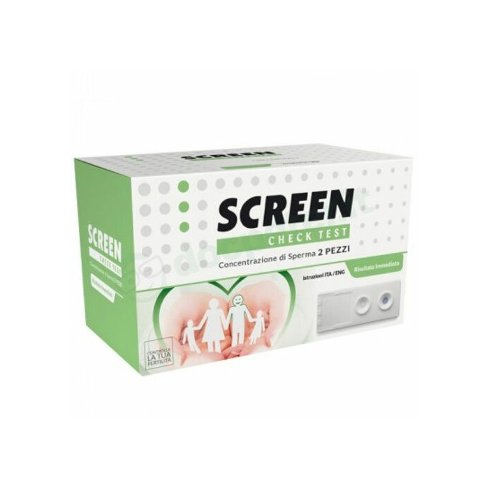 Kit per l'individuazione di conta spermatica 2 pezzi fertilita' maschile screen test conta spermatica