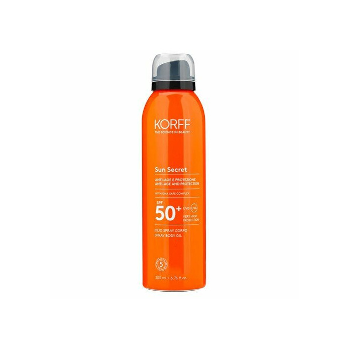 Korff sun secret olio spray dry touch spf50+ 200 ml