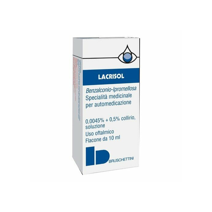 Lacrisol collirio 50 + 4,5 mg  benzalconio cloruro flacone 10 ml