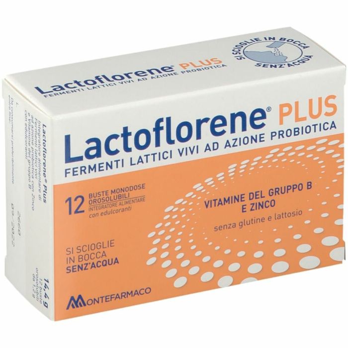 Lactoflorene Plus Integratore Intestinale Monodose 12 Bustine