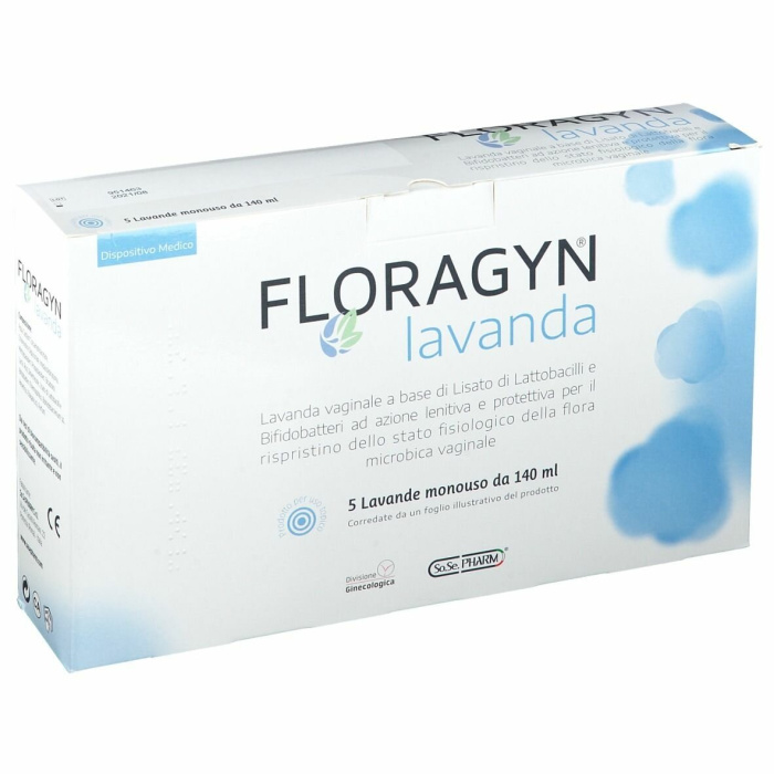 Floragyn Lavanda Vaginale 5 Flaconi da 140 ml