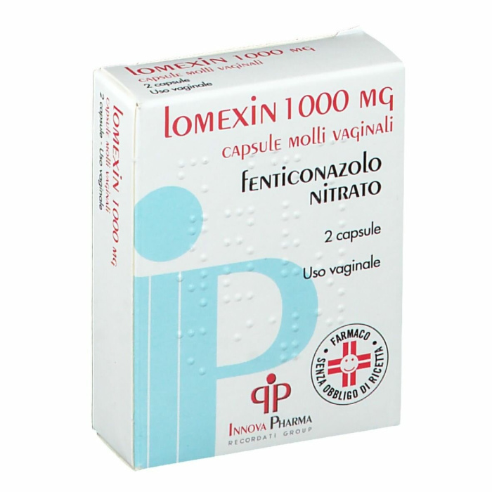 Lomexin 2 capsule molli vaginali 1000 mg