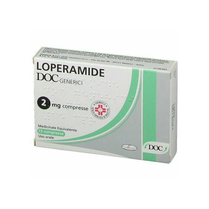 Loperamide doc generici 15 compresse 2 mg