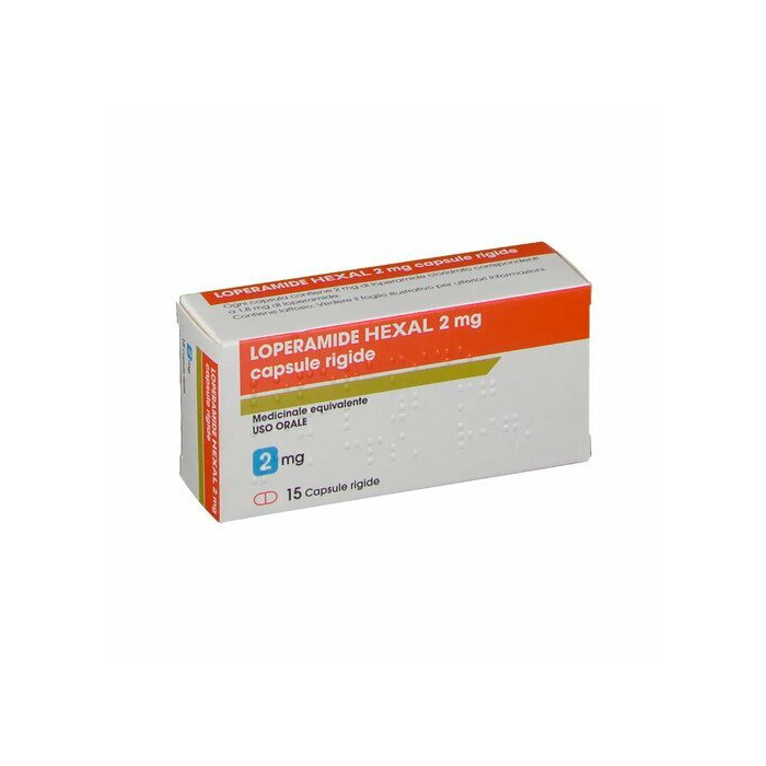 Loperamide hexal 2 mg diarrea 15 capsule
