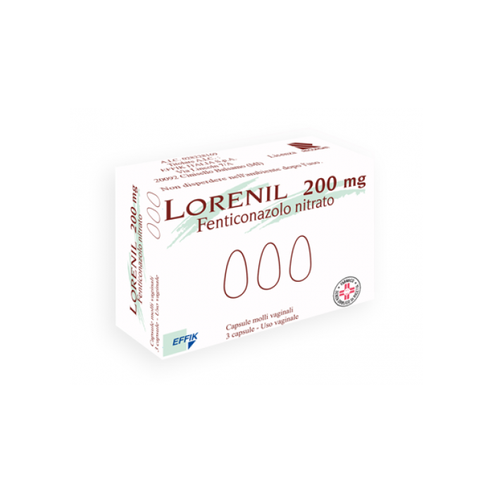 Lorenil 200 mg fenticonazolo 3 capsule molli vaginali