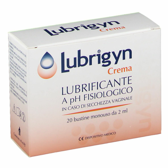 Lubrigyn Crema Vaginale Lubricante 20 Bustine da 2 ml