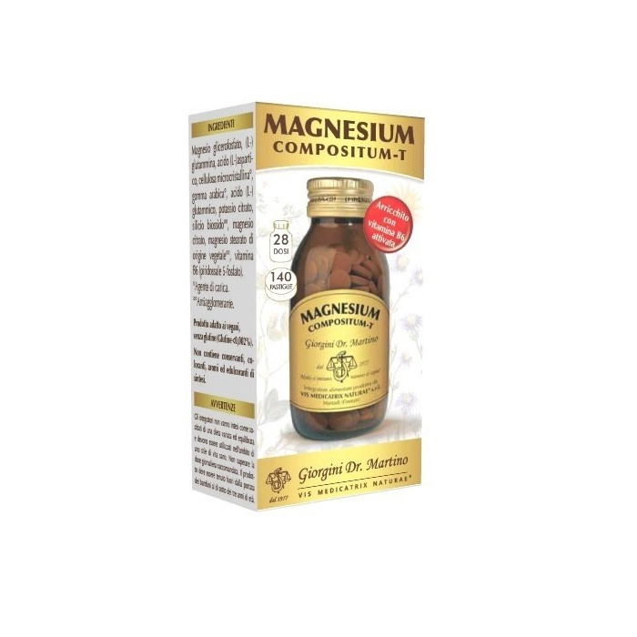 Magnesio compositum-t 140 pastiglie