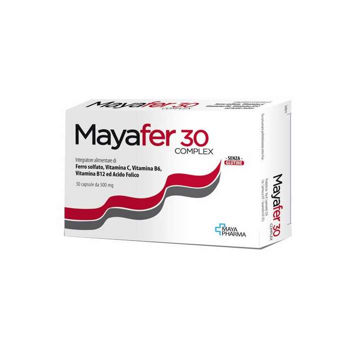 Mayafer Complex Integratore Ferro e Vitamine 30 Capsule