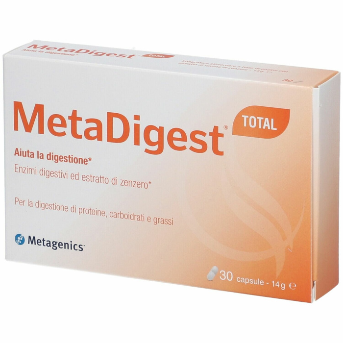 Metadigest Total Integratore Per La Digestione 30 Capsule