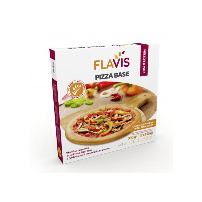 Flavis Base di Pizza Aproteica 2x150 g