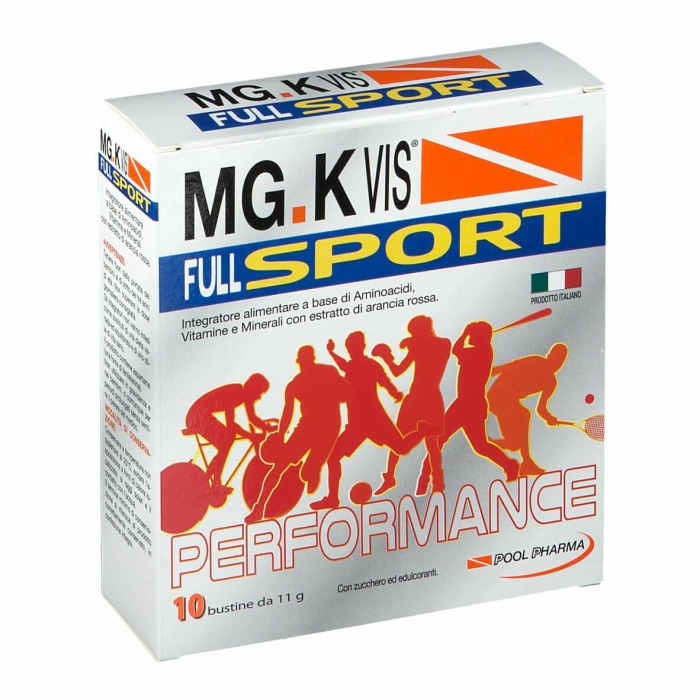 Mg.K Vis Full Sport Integratore Dietetico Per Sportivi 10 Bustine
