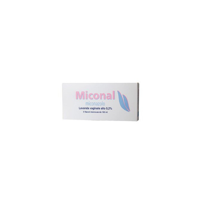 Miconal 0,2% miconazolo lavanda vaginale 5 flaconi da 150 ml