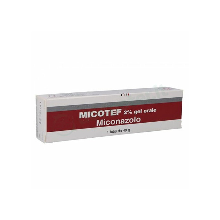 Micotef 2% miconazolo gel orale 40 gr