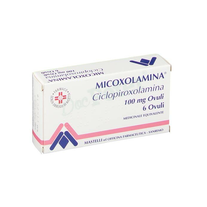 Micoxolamina ovuli vaginali 100 mg ciclopiroxolamina 6 ovuli vaginali