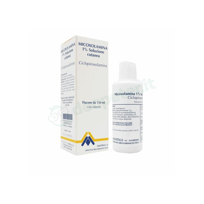Micoxolamina soluzione cutanea 1% ciclopiroxolamina 150 ml