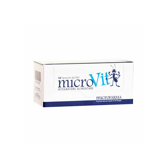 MicroVit Integratore di Pappa Reale e Vitamine 10 flaconcini da 10 ml
