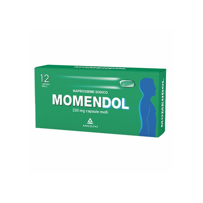 Momendol 12 capsule molli 220 mg naprossene