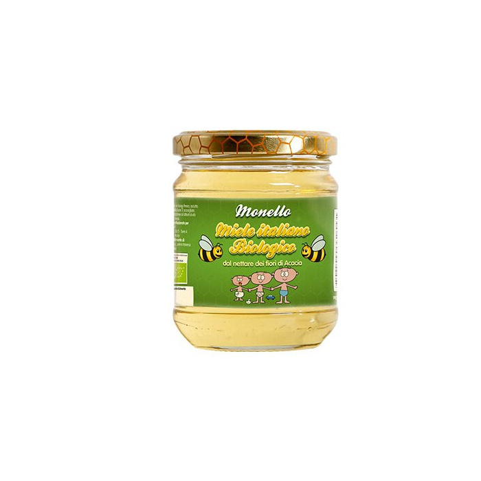 Monello miele biologico di acacia vasetto 250 g