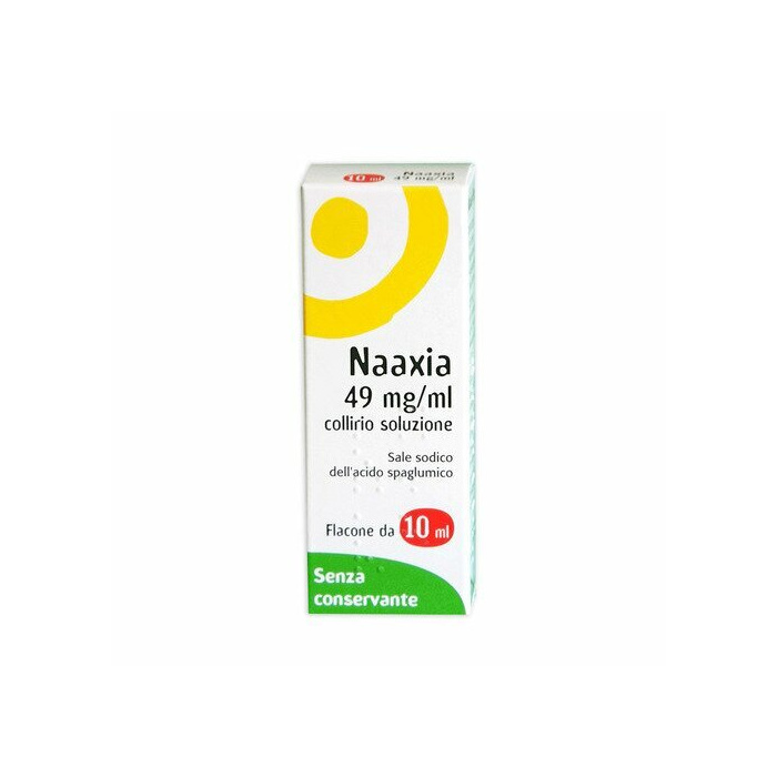 Naaxia collirio flacone 10 ml 4,9% senza conservante
