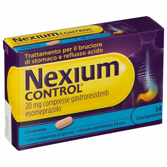 Nexium control compresse gastroresistenti 20 mg