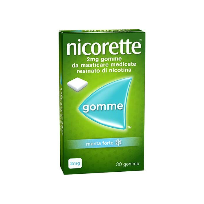 Nicorette gomme 2 mg nicotina menta 30 gomme masticabili