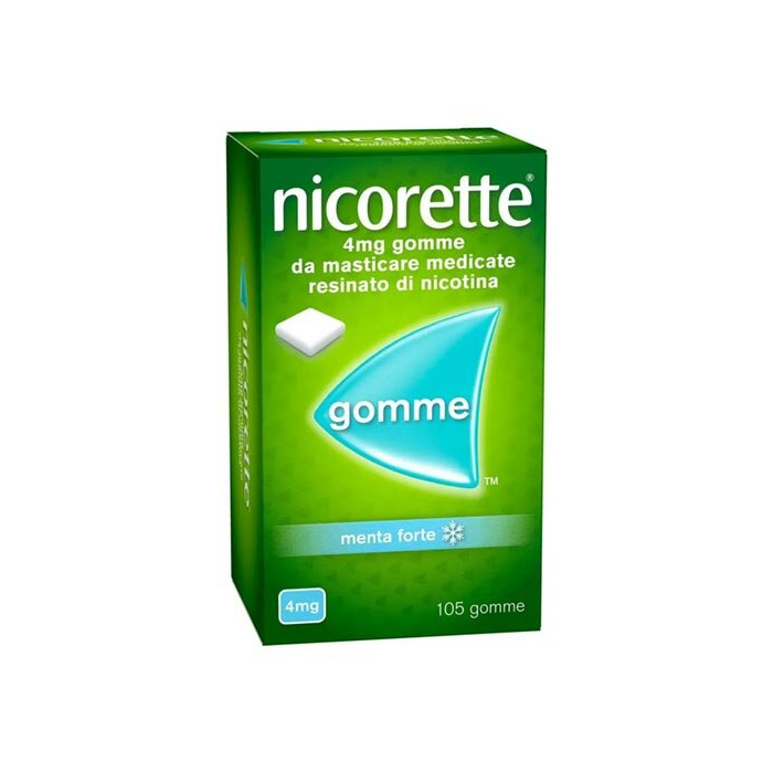 Nicorette gomme 4 mg nicotina menta 105 gomme masticabili