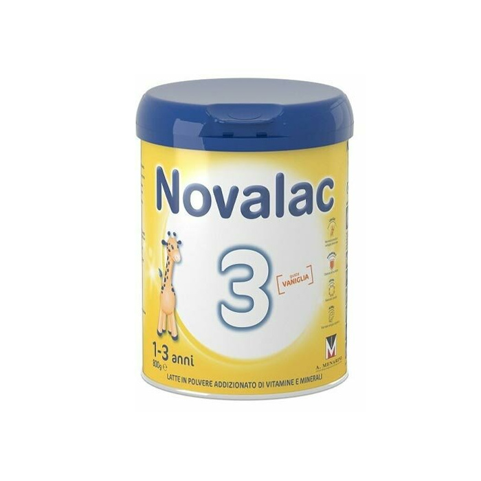 Novalac 3 Latte in Polvere Con Minerali e Vitamine 800 g