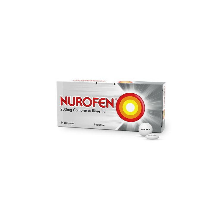 Nurofen 200 mg ibuprofene antidolorifico 24 compresse rivestite