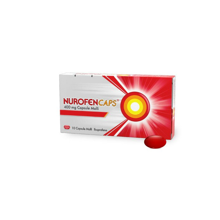 Nurofencaps 400 mg ibuprofene 10 capsule molli