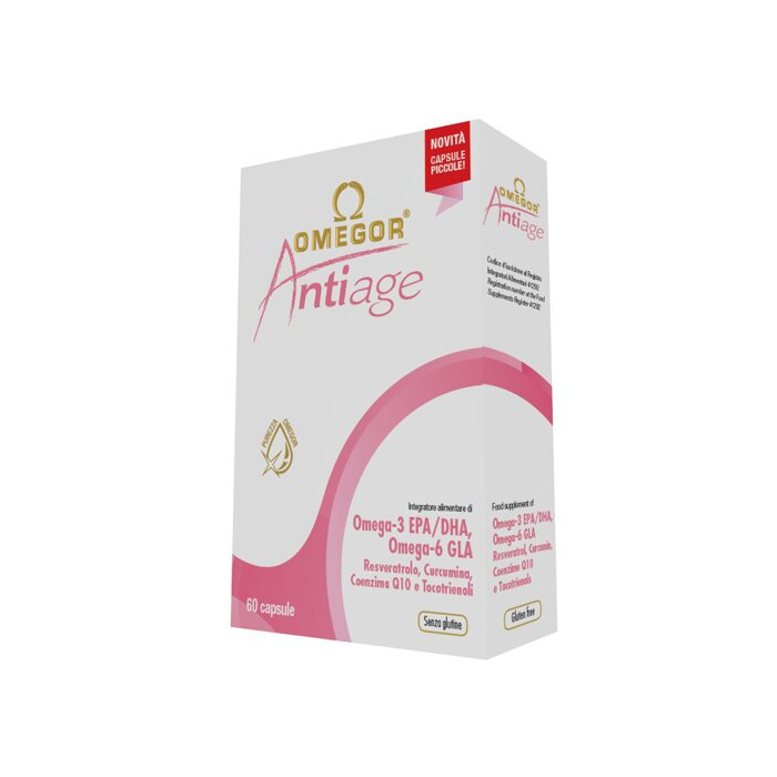 Omegor antiage integratore antiossidante antietà 60 perle