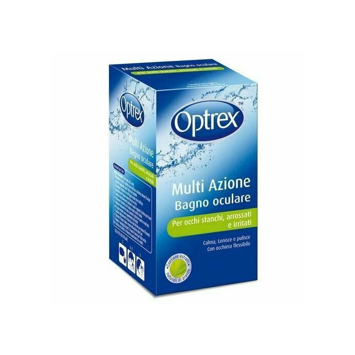 Optrex Multi Azione Bagno Oculare Occhi Stanchi Arrossati e Irritati 110 ml