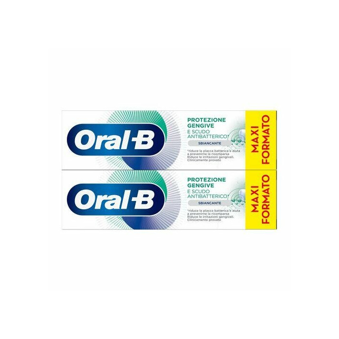Oral-B Dentifricio Protezione Gengive e Scudo Antibatterico Pulizia  Profonda Promo 2x75 ml